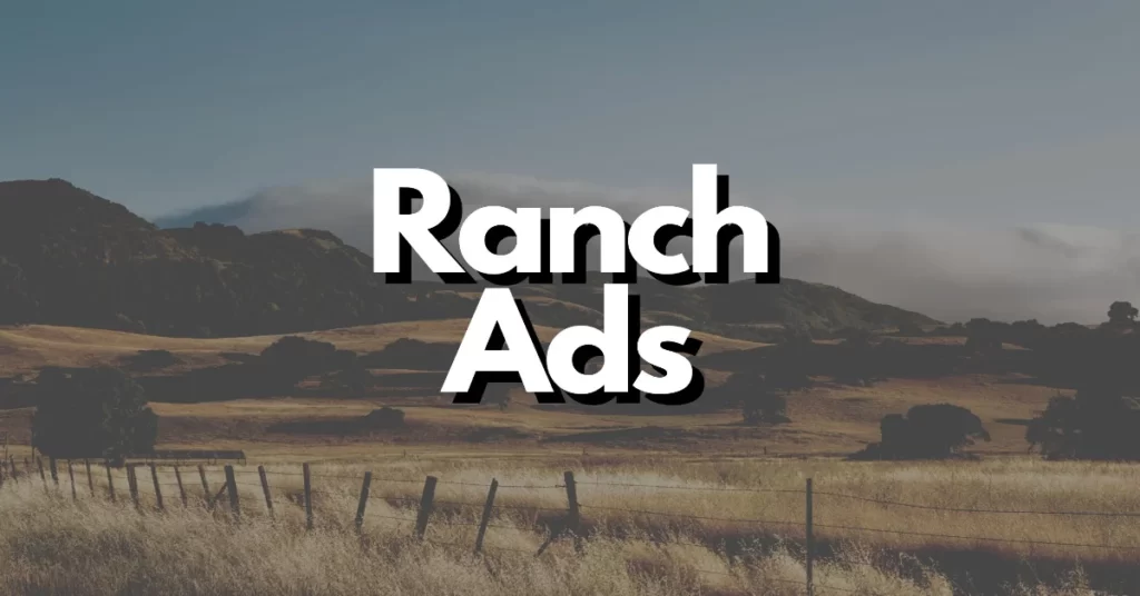 Ranch ads