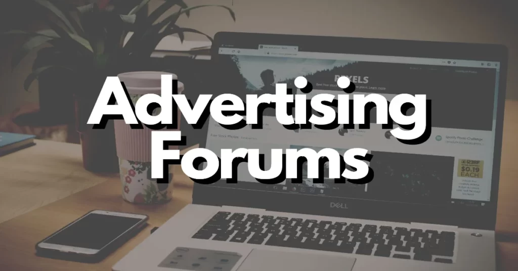 advertising forums
