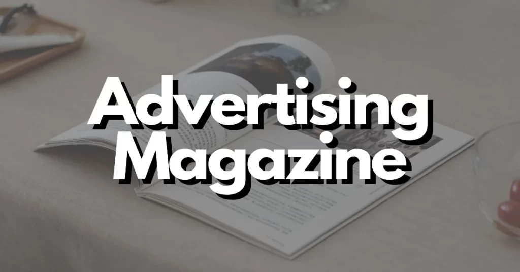 advertising magazine